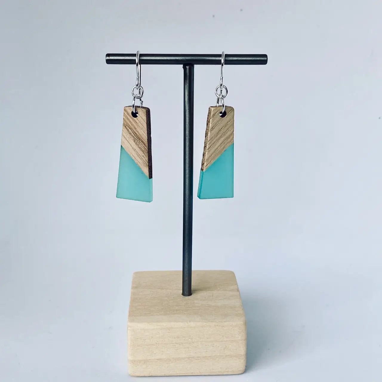 Modern Boho - Turquoise Trapezoid Earrings