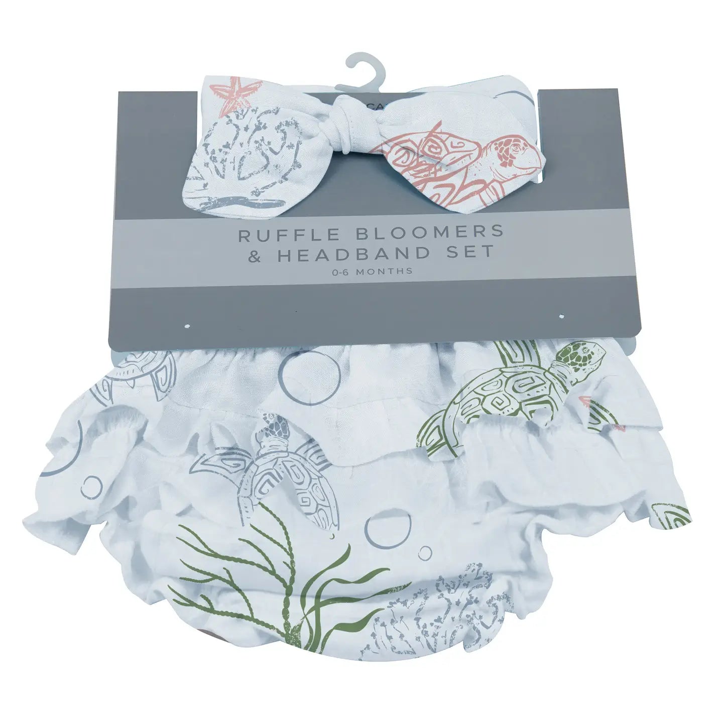 Ocean Friends Ruffled Baby Bloomers