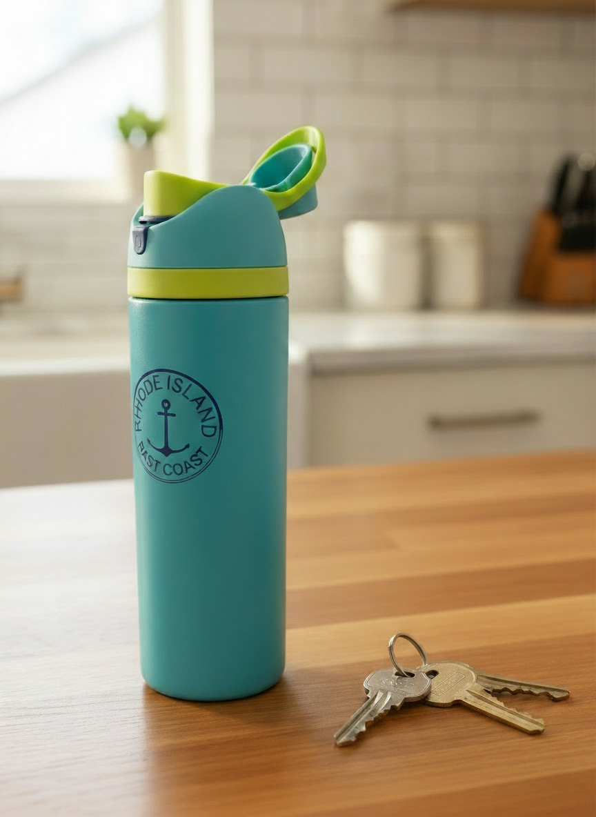 Flip Cap Water Bottle - Tropical Twist