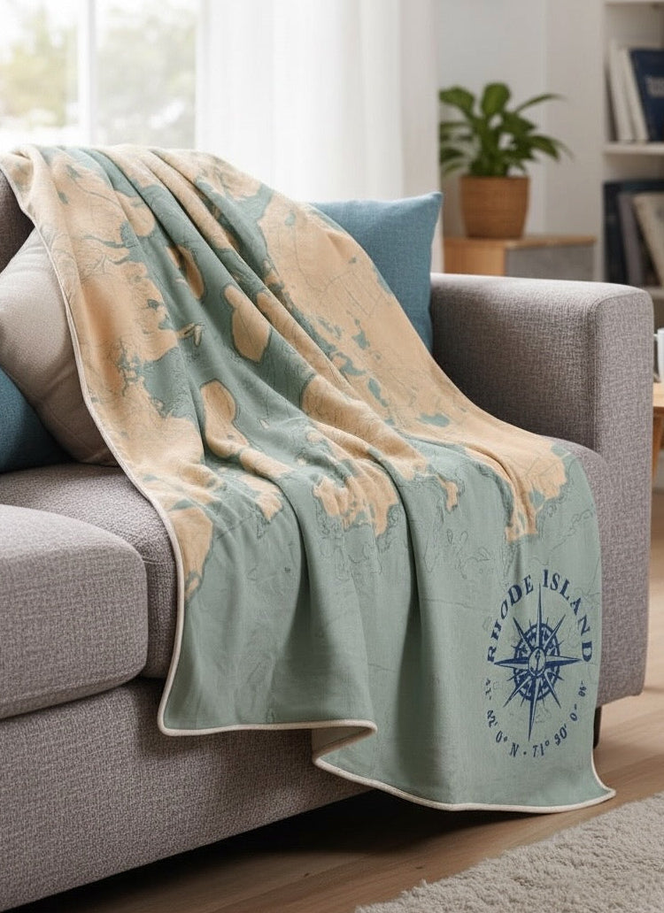 Narragansett Bay Throw Blanket