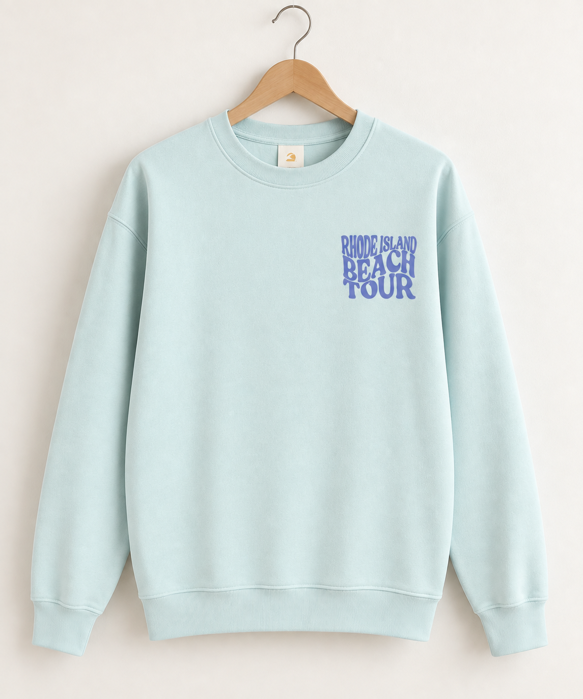 RI Beach Tour Adult Crew Sweatshirt