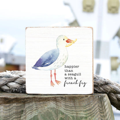 Seagull Wooden Block