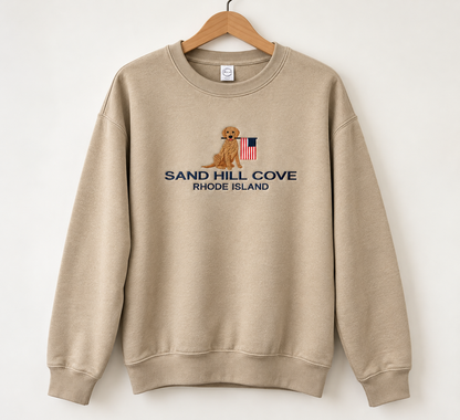 Sand Hill Cove Golden Flag Sweatshirt | Sand
