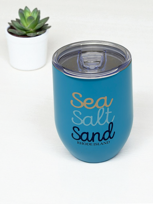 Sea Salt Sand Wine Tumbler