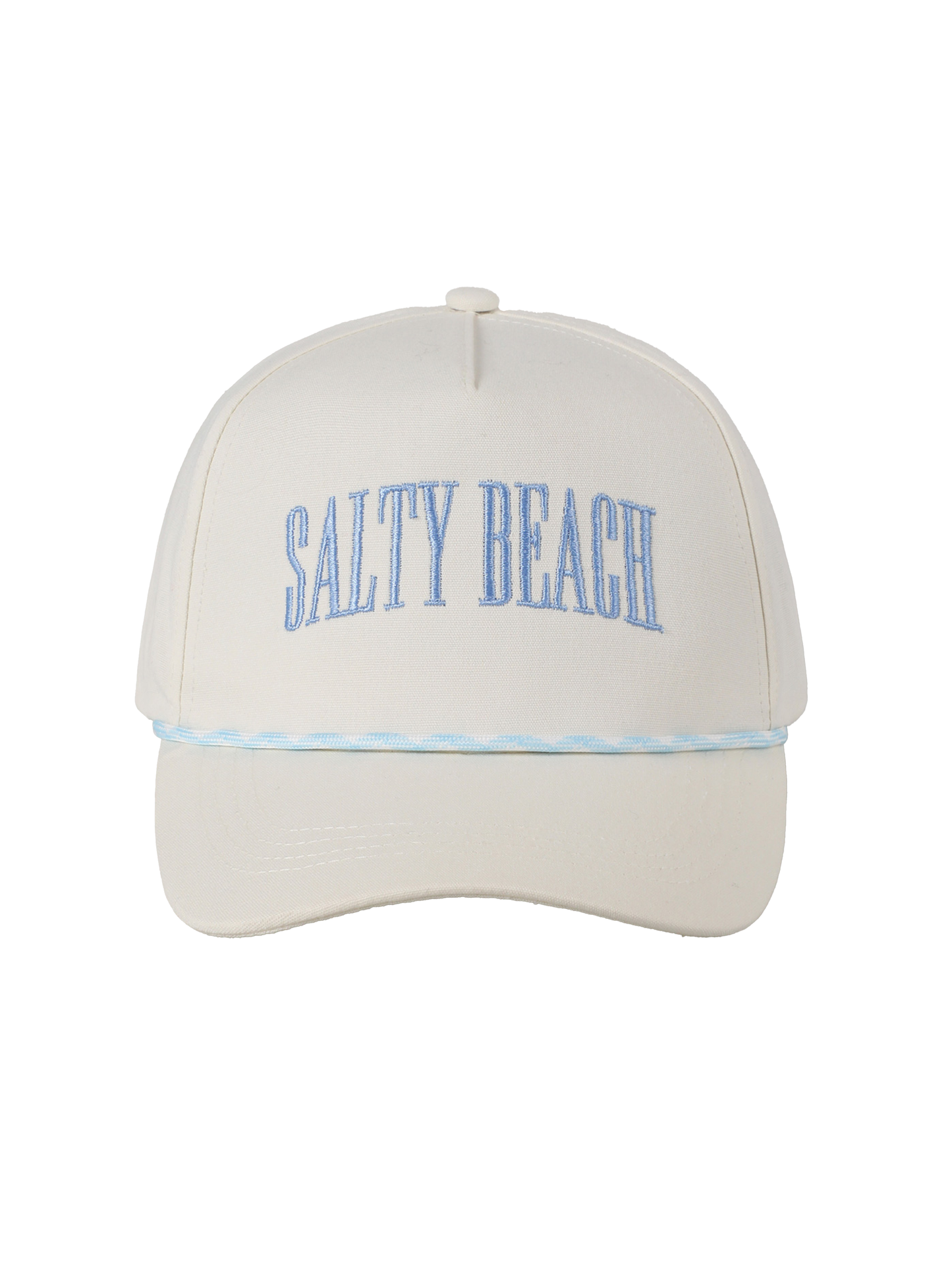 Salty Beach Embroidered Hat - Blue