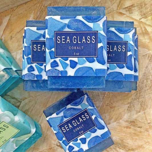 Sea Glass Bar Soap - Cobalt