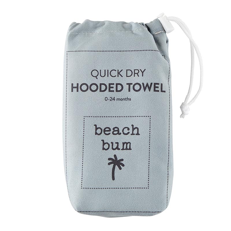 Beach Bum Hooded Towel