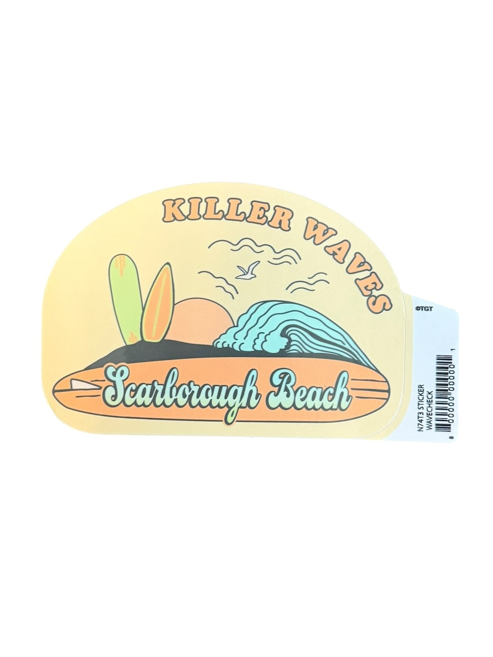 Scarborough Killer Waves Sticker
