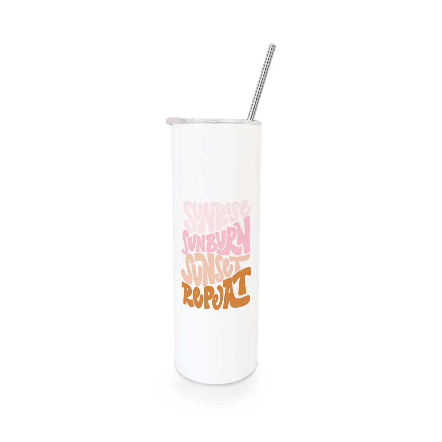 Sunrise Sunburn Sunset Repeat Tumbler
