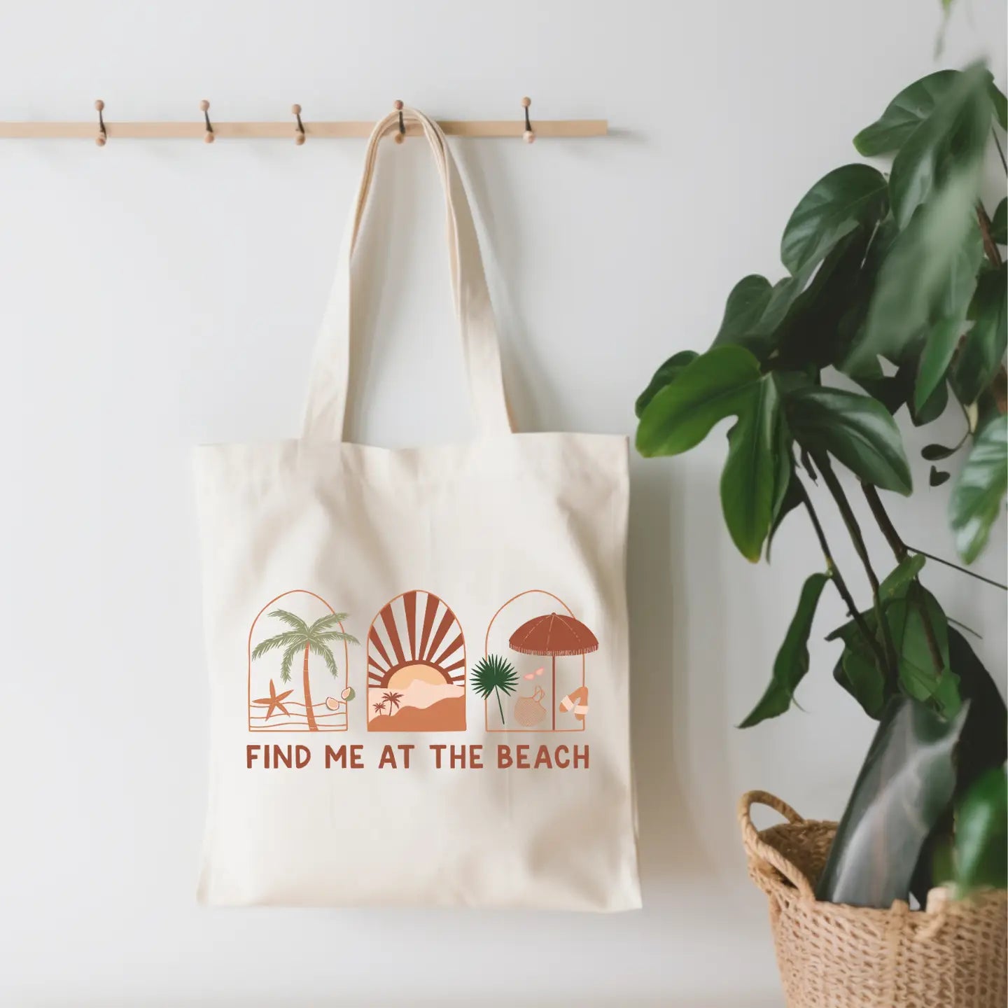 Meet Me At The Beach Tote Bag