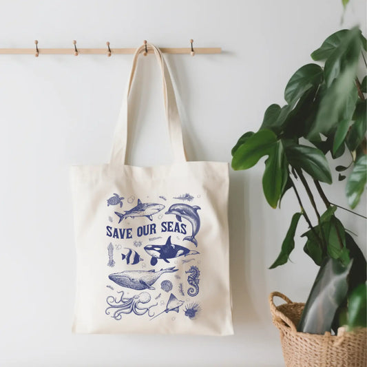 Save The Seas Tote Bag