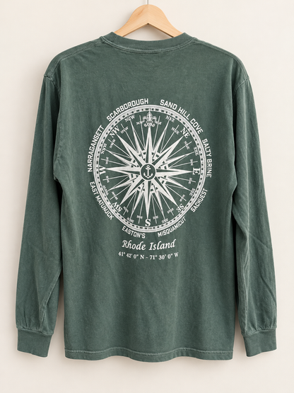 Classic Compass Long Sleeve | Forest