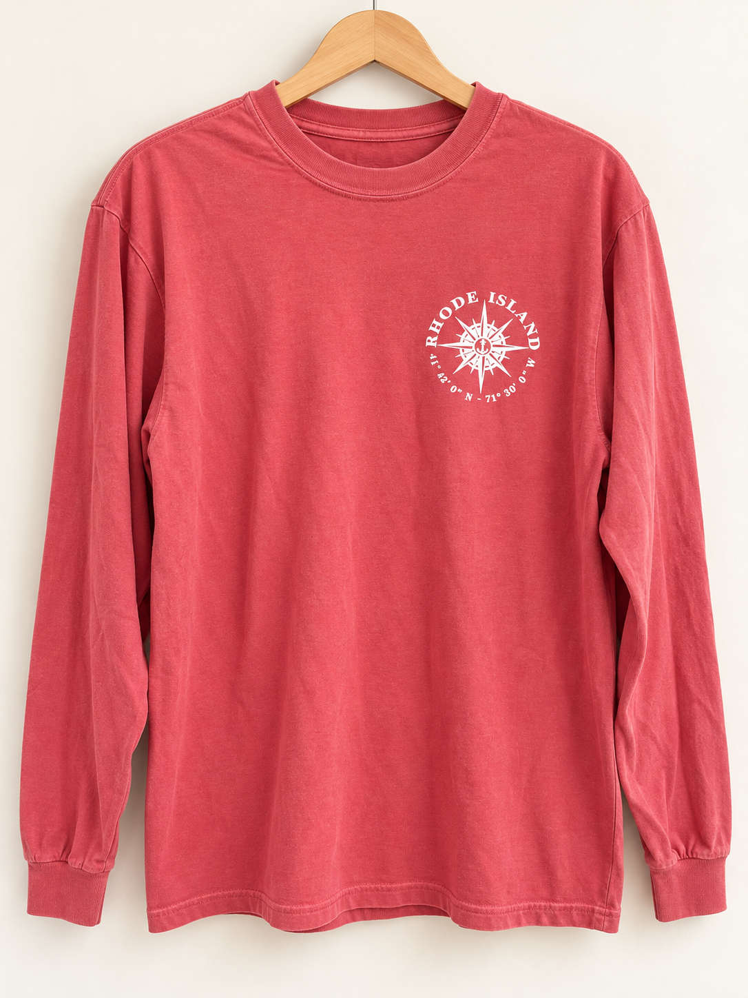 Classic Compass Long Sleeve | Red