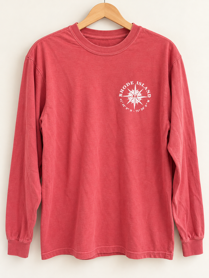 Classic Compass Long Sleeve | Red