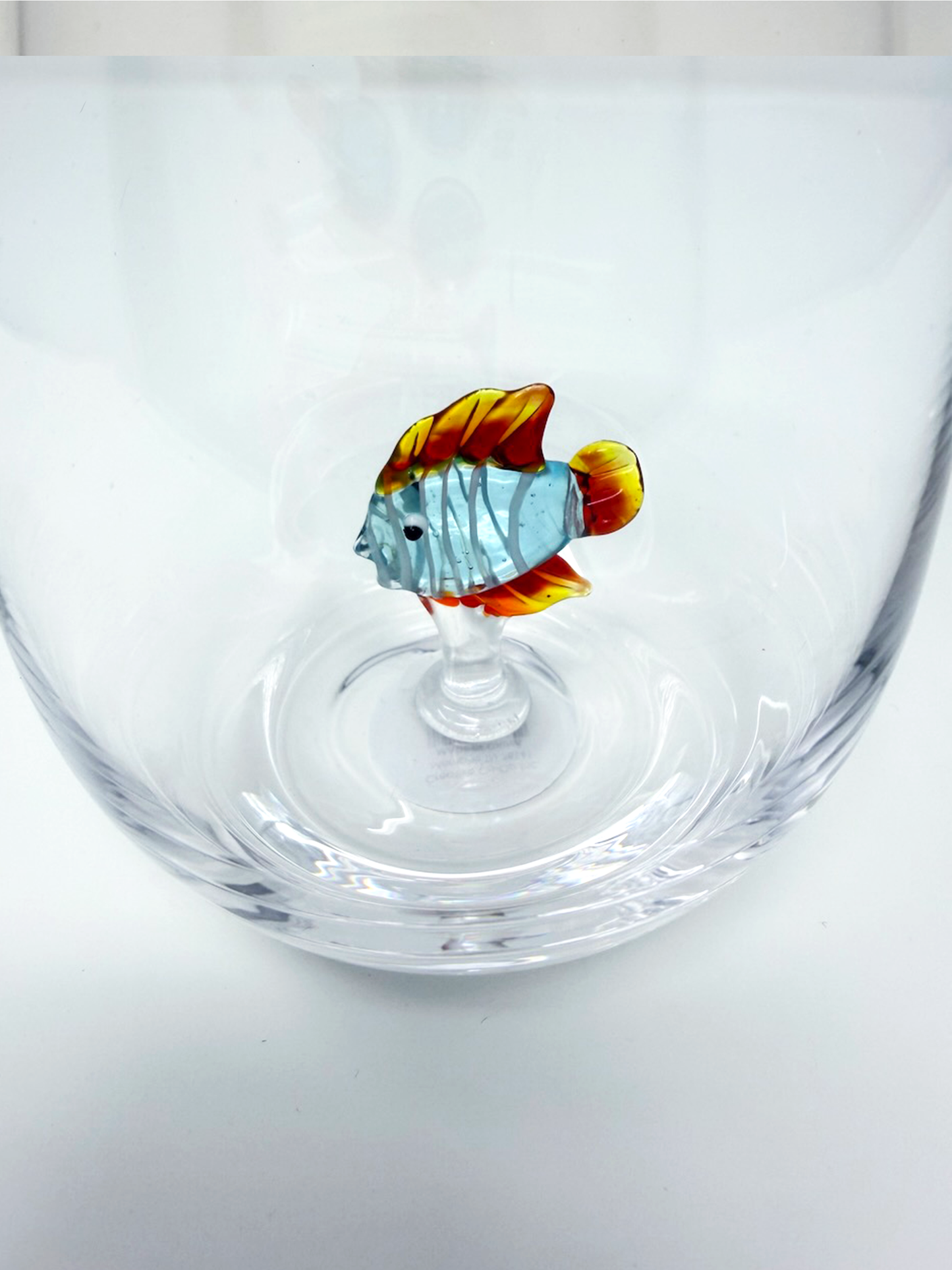 Seaside Colorful Fish Wine Glass
