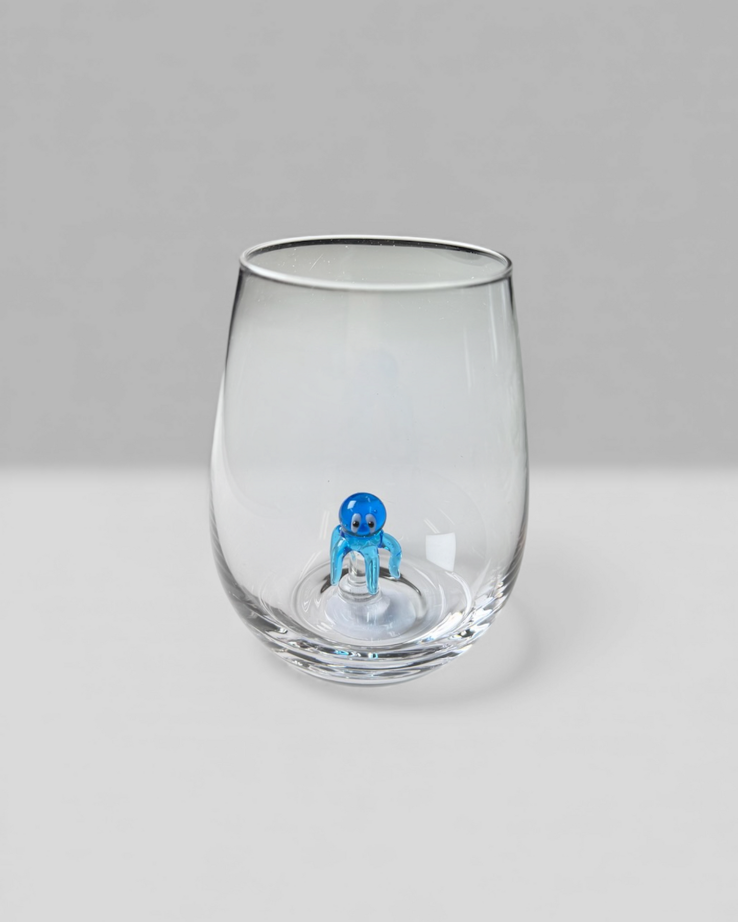Seaside Octopus Wine Glass