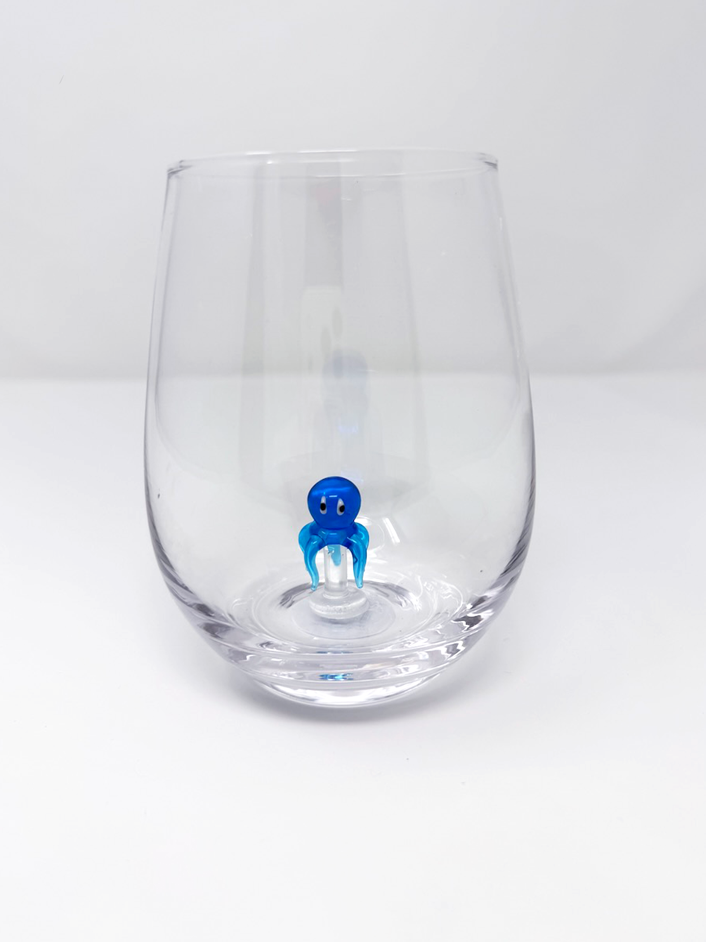 Seaside Octopus Wine Glass