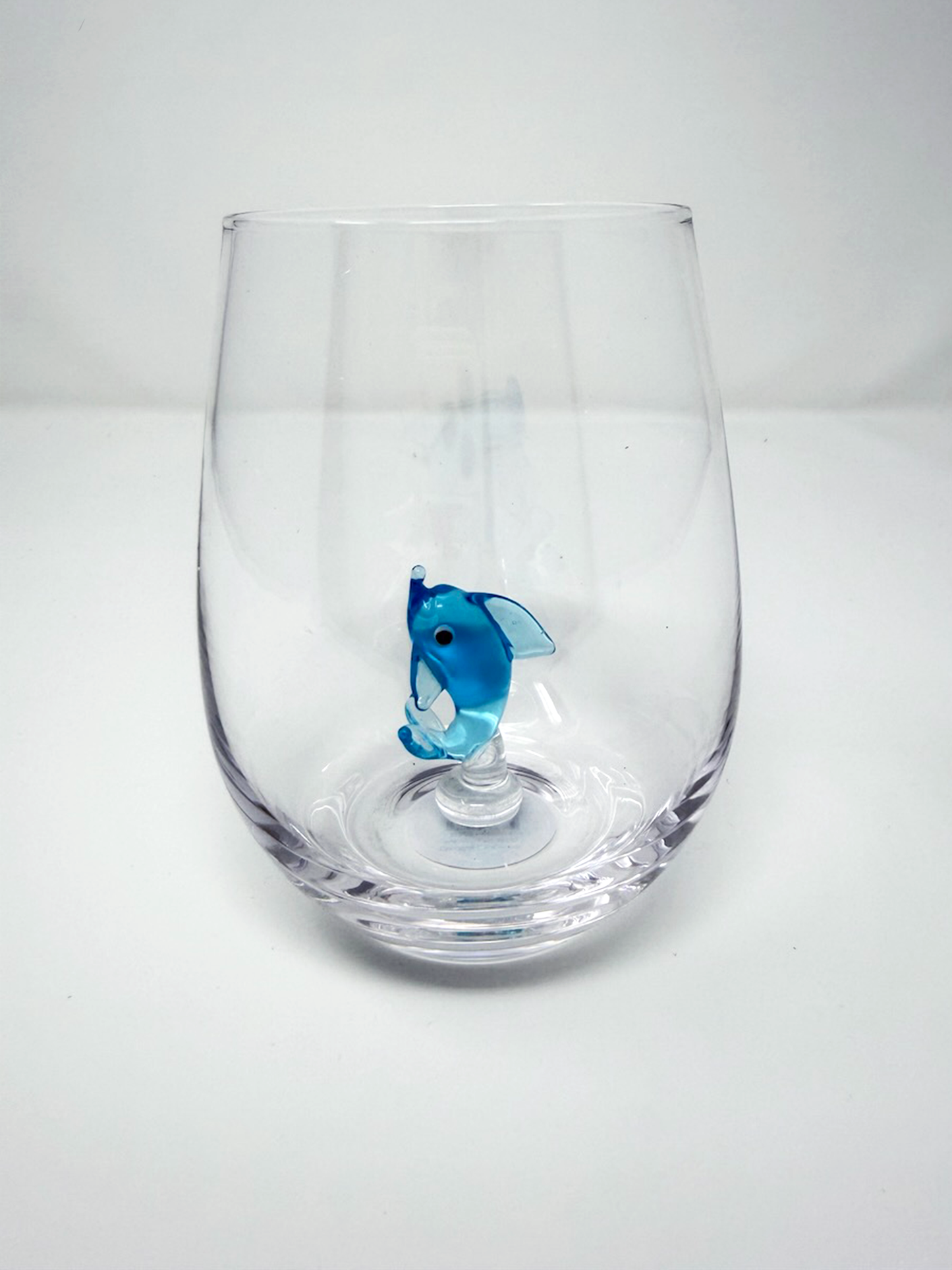 Seaside Dolphin Wine Glass