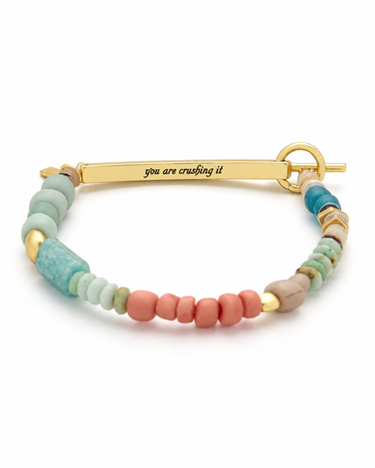 Hidden Message Bracelet - Crushing It