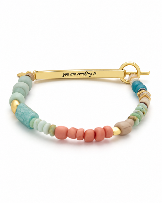Hidden Message Bracelet - Crushing It
