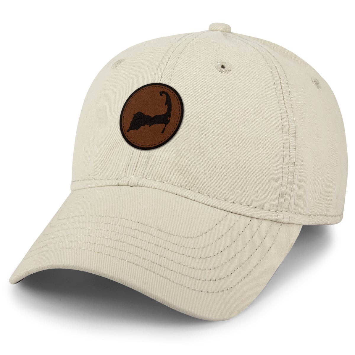 Cape Cod Leather Patch Dad Hat