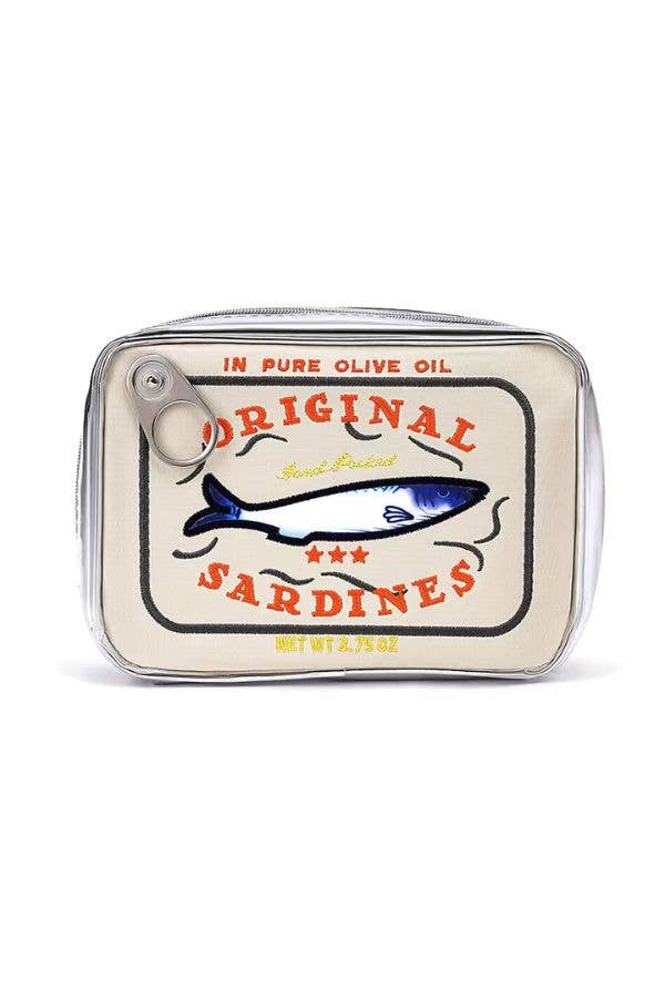 Sardine's Tin Can Cosmetic Bag: Cream