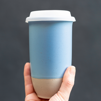 Coastal Drift Ceramic Travel Mug – 12oz
