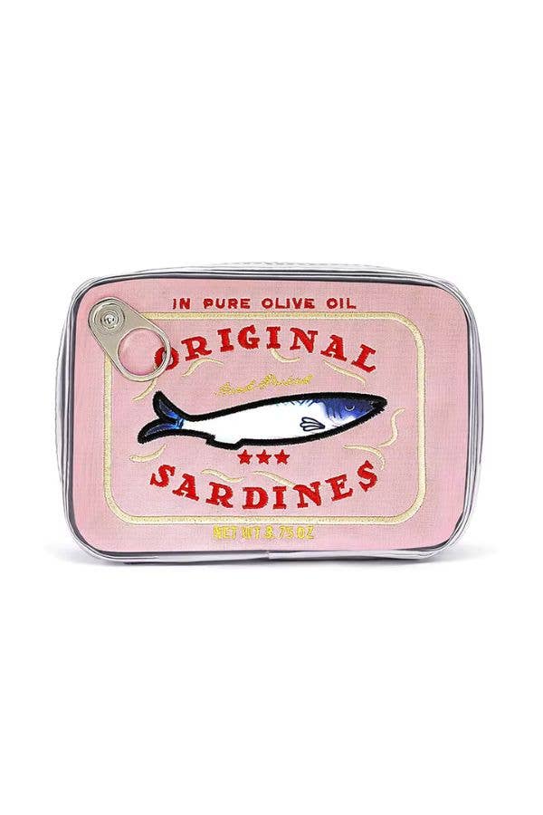 Sardine's Tin Can Cosmetic Bag: Pink