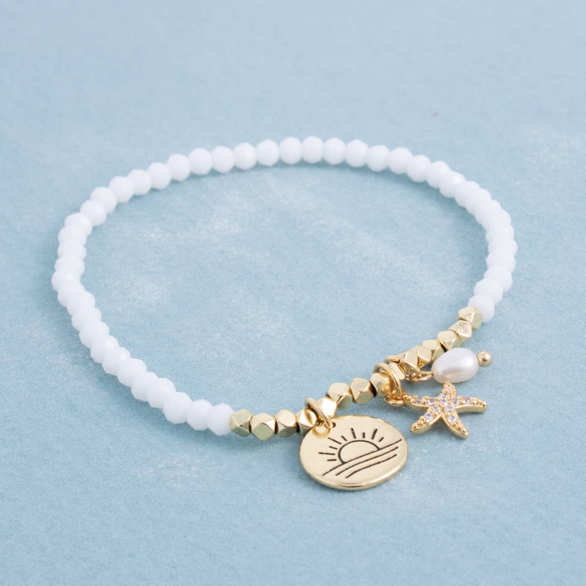 Sunrise Stretch Charm Bracelet