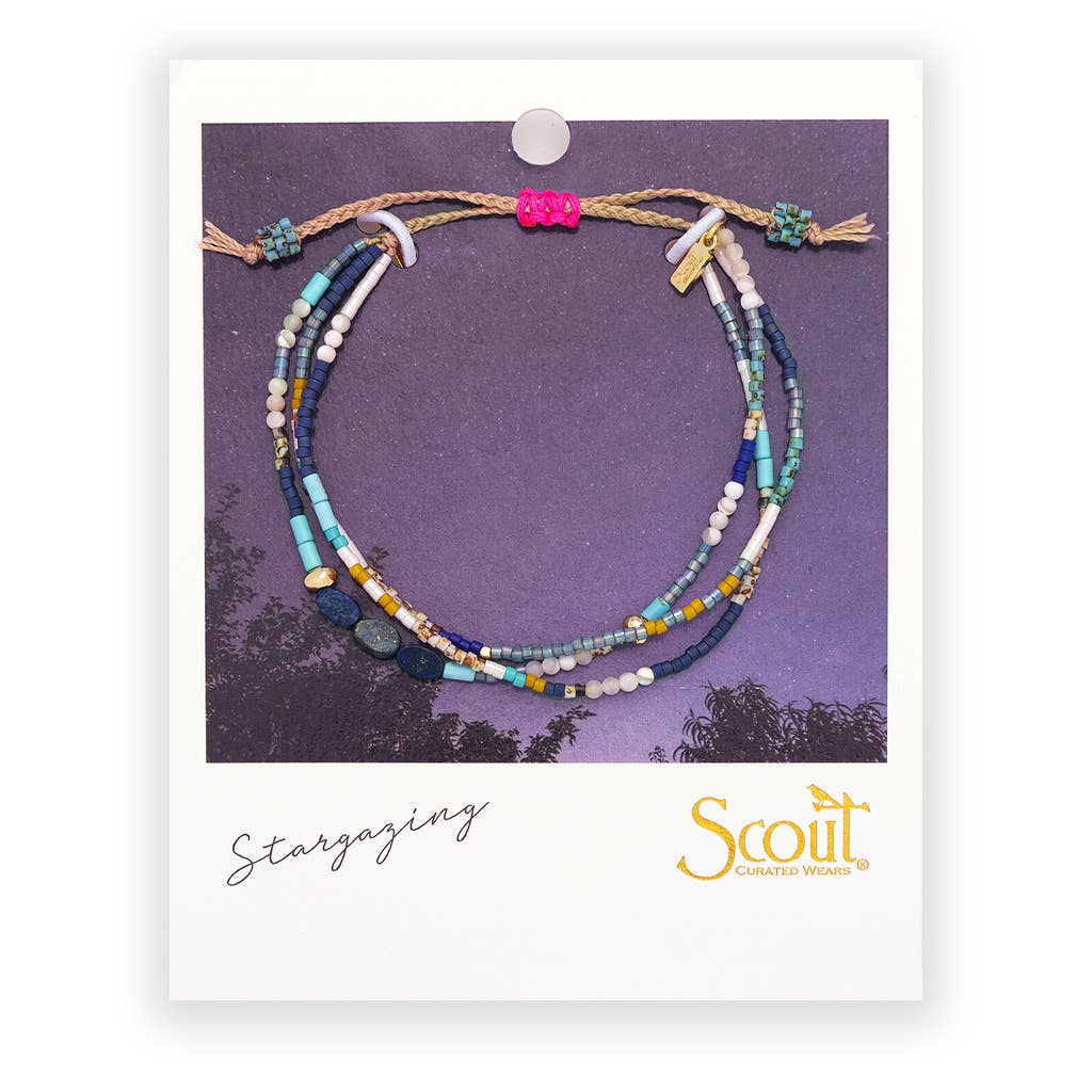 Mixed Media Bracelet - Stargazing