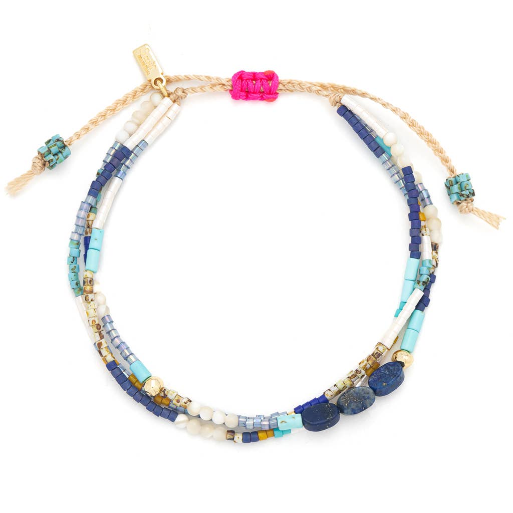 Mixed Media Bracelet - Stargazing