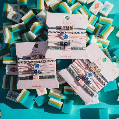 Mahjong Hair Tie Bracelets
