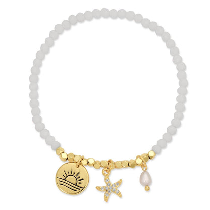 Sunrise Stretch Charm Bracelet