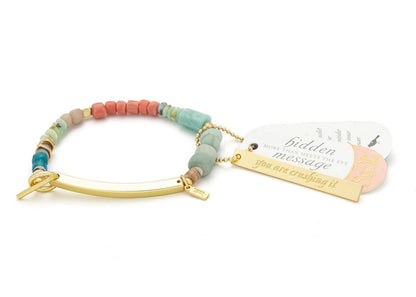 Hidden Message Bracelet - Crushing It