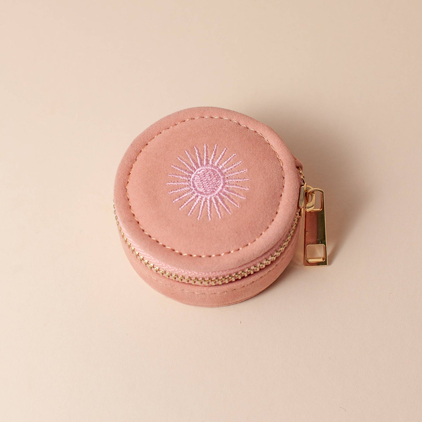 Mini Travel Jewelry Case in Rose