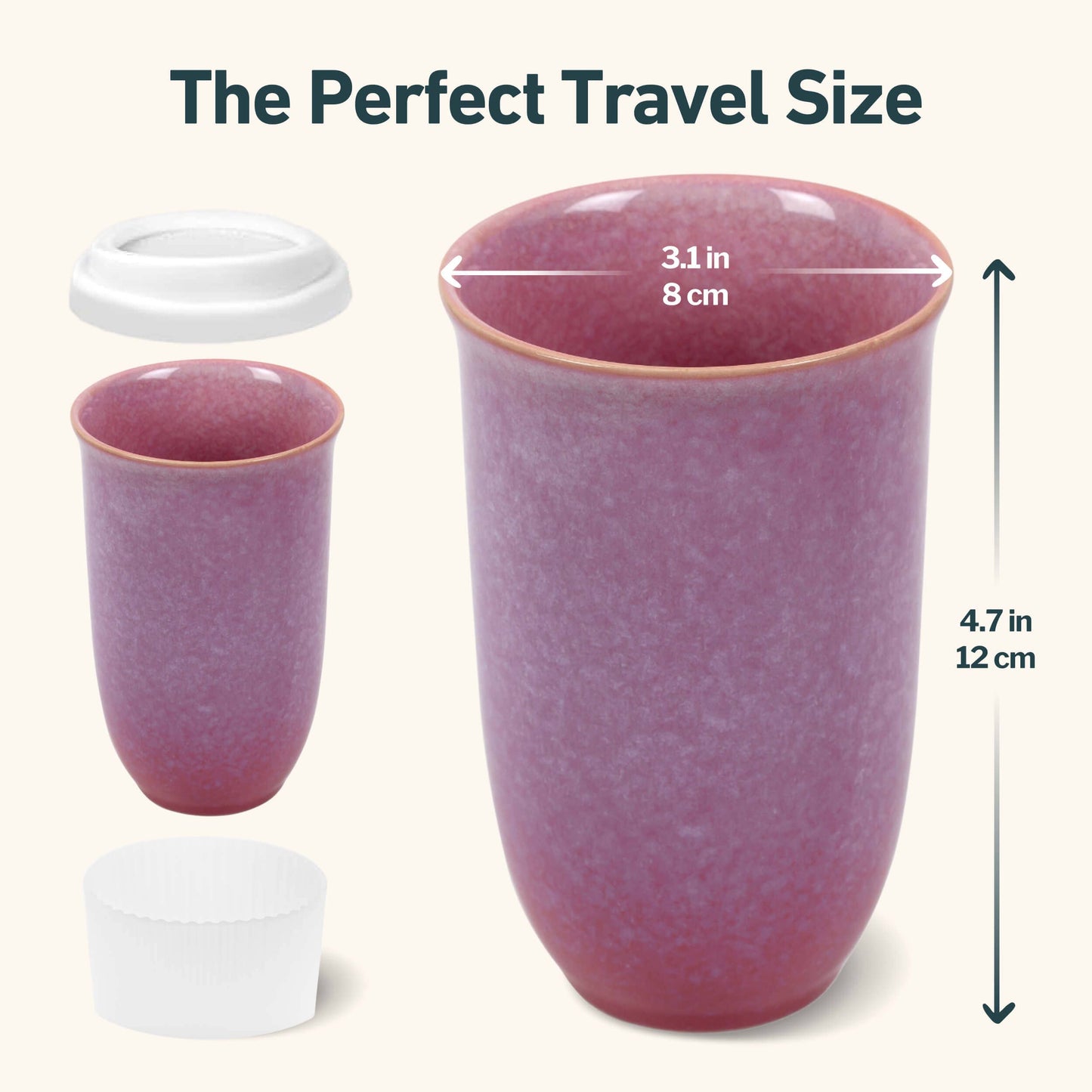 Astral Bloom Ceramic Travel Mug