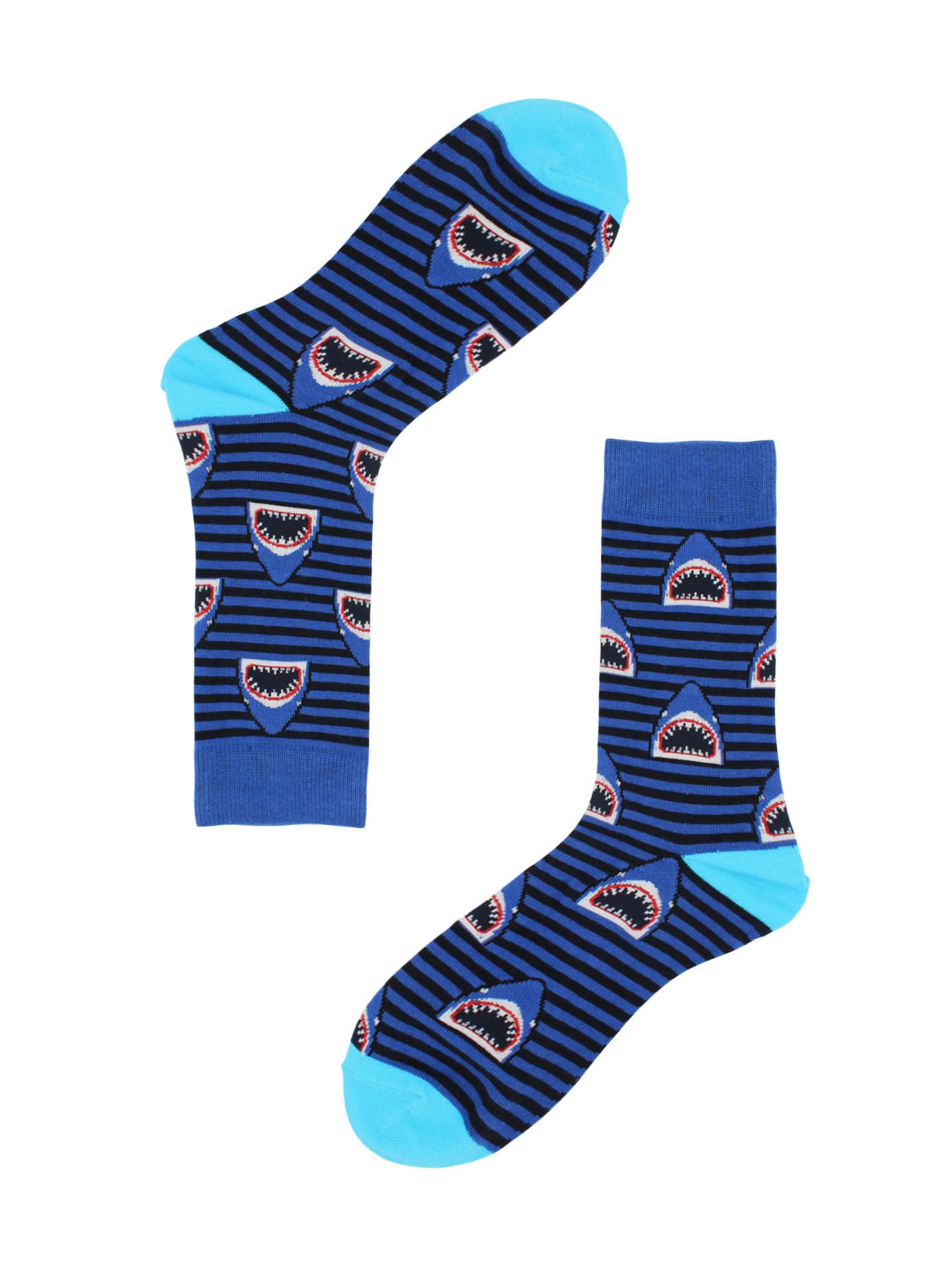 Sick Socks - Shady Sharks - Trippy Dress Socks For Men Women