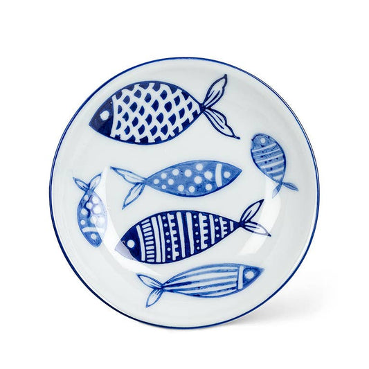 Multi Fish Rd Shallow Dish-4" D