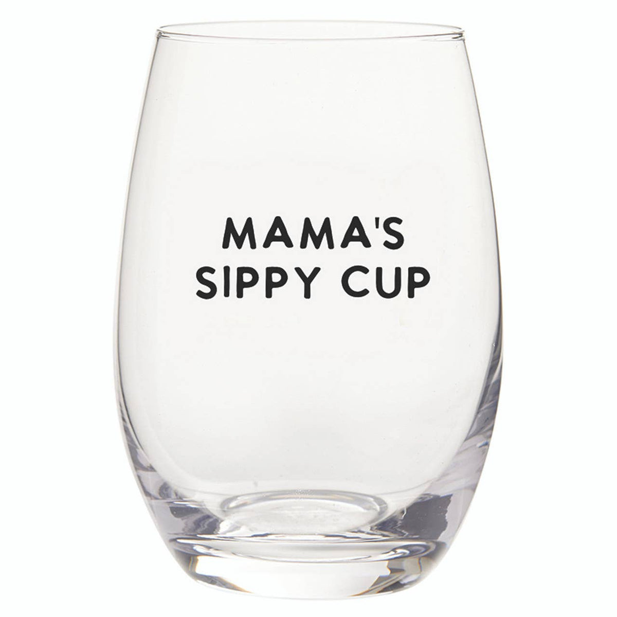 Mama and Mini Wine Glass and Sippy Cup Set
