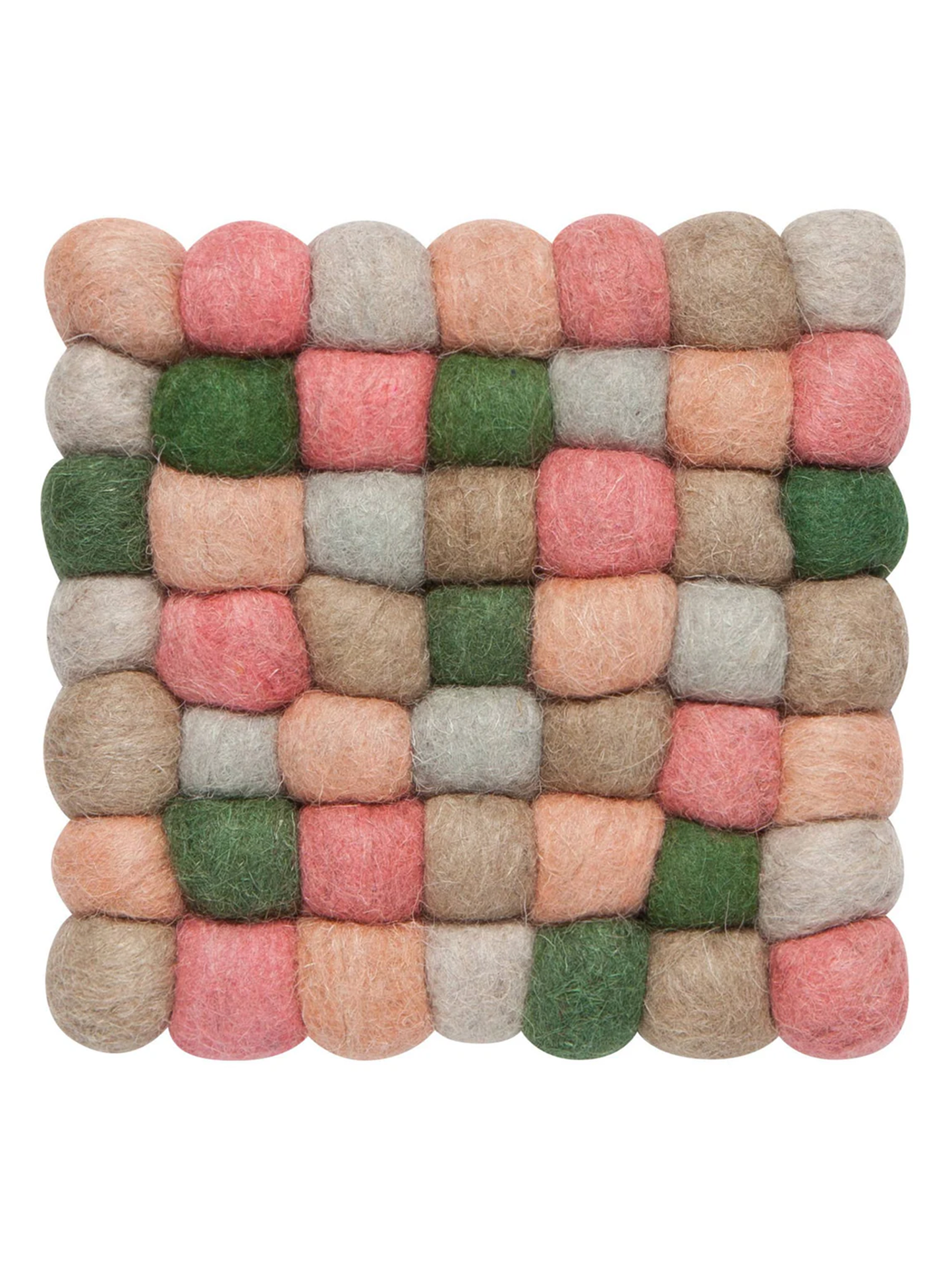 Nectar Recycled Wool Felt Dot Trivet